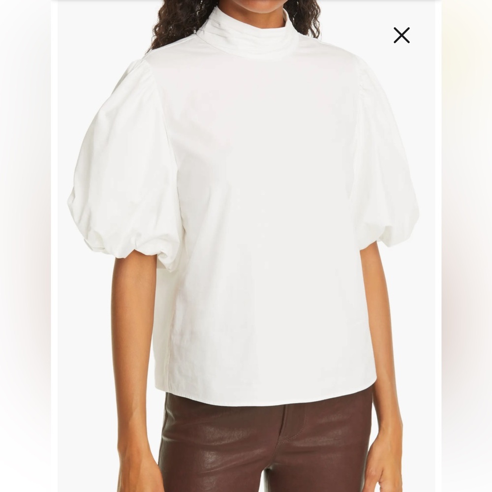 NWT FRAME Margot Style Statement Top. Size L.